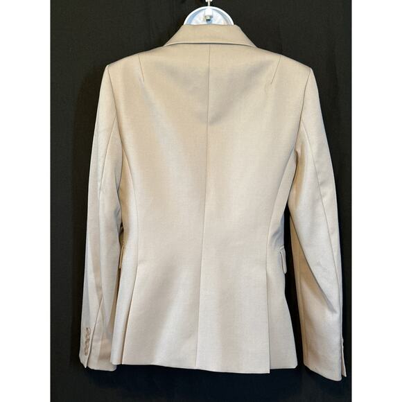 J CREW Womens Wool Blazer made in Japan Gray 3 Button Classic Business Career 4 - Picture 10 of 14